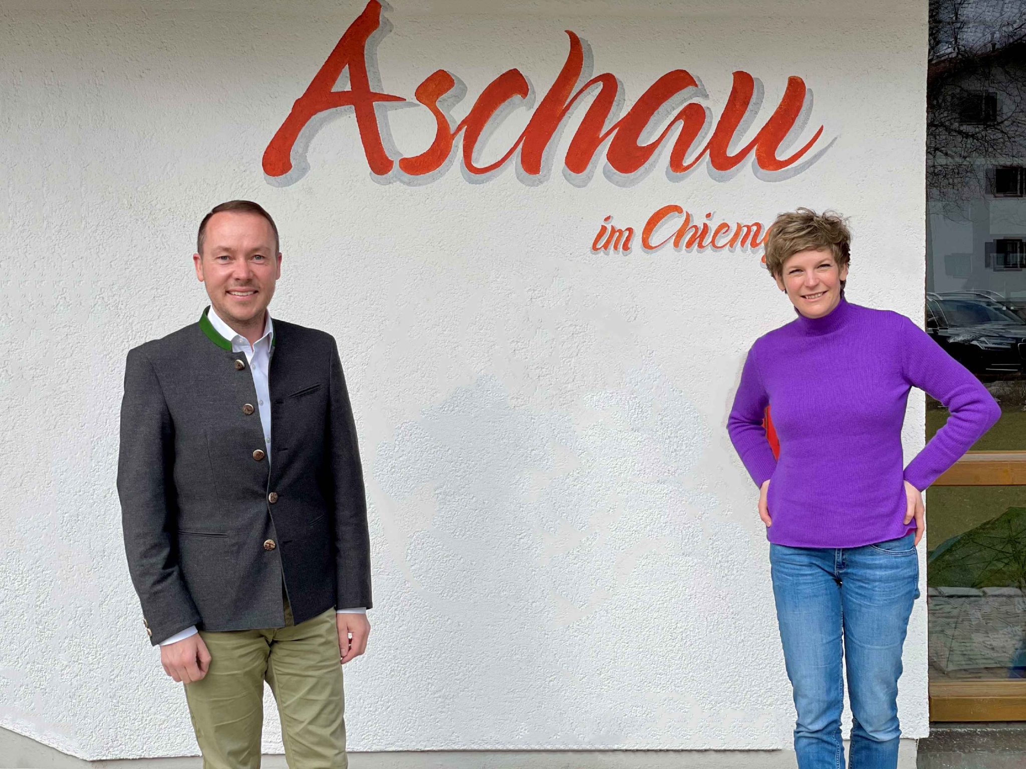 BRModeratorin Sandra Bouscarrut in ihrer Aschauer Heimat Samerberger