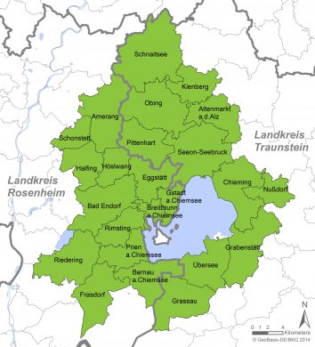 Karte_Chiemgauer Seenplatte