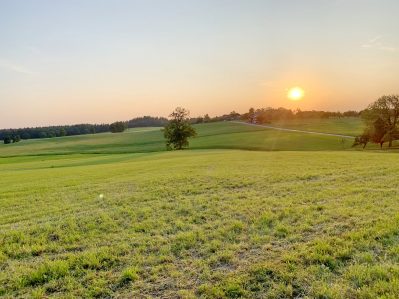 Feierabend über Stetten