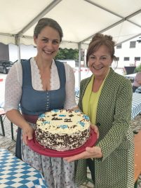 Caroline Brielmair und Marlene Mortler