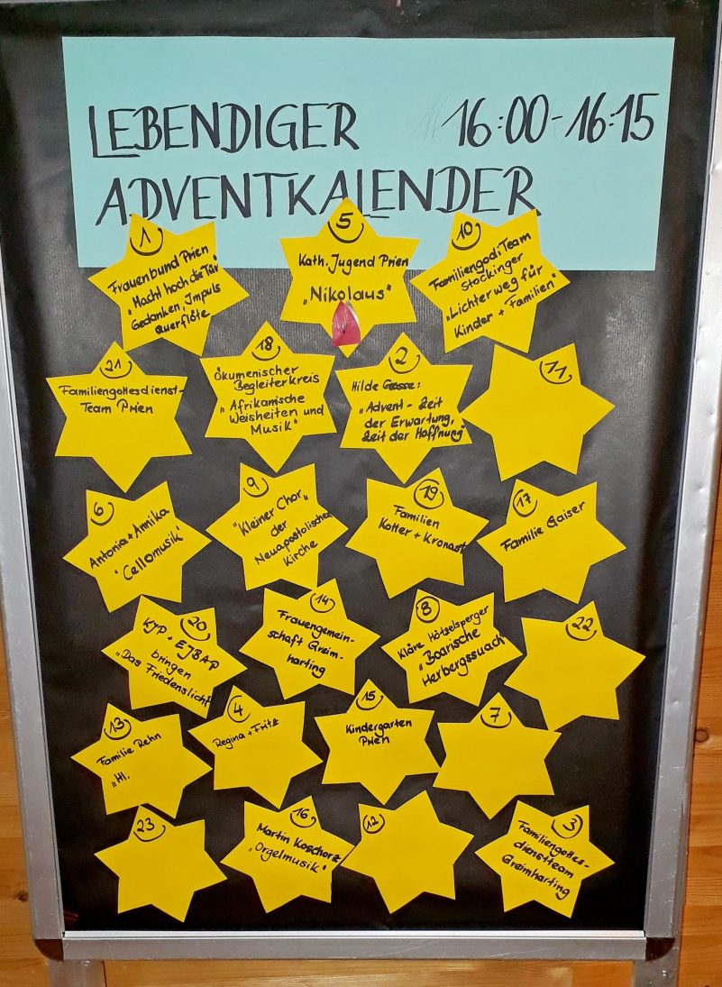 Lebendiger Adventkalender