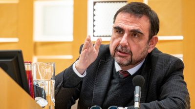 Ministerpräsident Markus Söder in Rosenheim