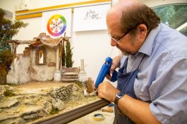 Krippenbaukurs mit WB Wolfgang Bischof, Krippenbauschule Garmisc