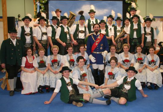 1Schönram-Weildorf - Gruppe mit König