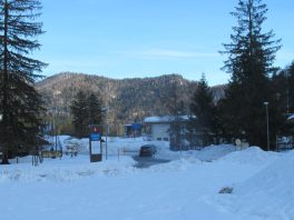 Auf der Loipe zwischen Chiemgau-Arena und den Dreiseen