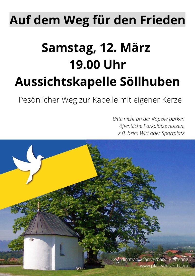 Auf dem Weg für den Frieden