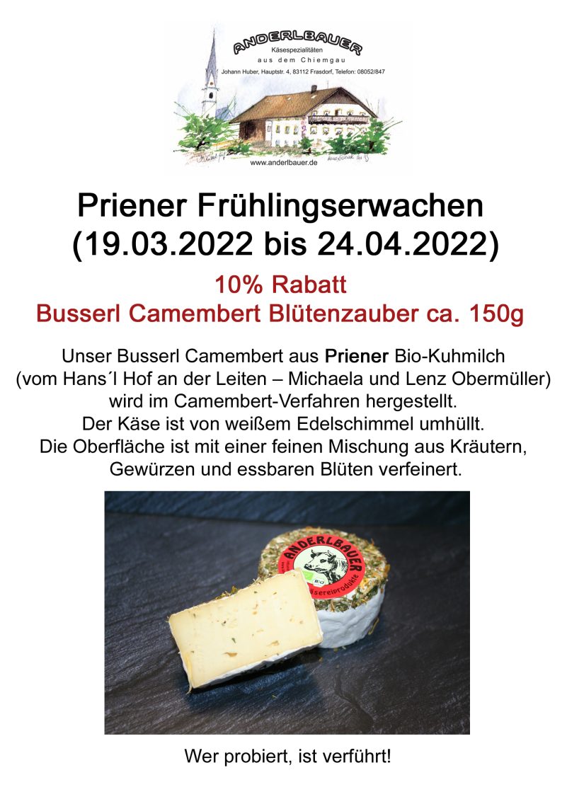 Aufsteller für Hofladen A5