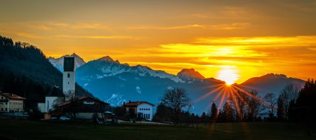 Sonnenntergang im Westen 1.3.