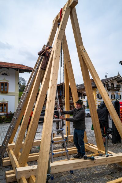 Aufbau mit Hans Sattlberger