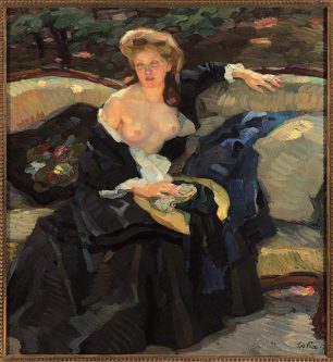 Leo Putz, Sommerträume (Morgensonne), 1907, Sammlung Siegfried Unterberger
