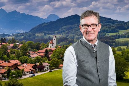 Georg Huber auf dem Samerberg