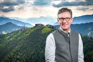 Georg Huber mit Hochries