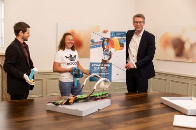 Laura Dahlmeier Objektübergabe 1