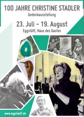 Plakat 100 Jahre Christine Stadler