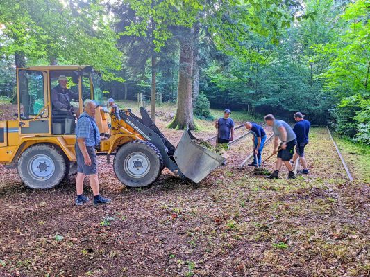 Waldfest Aufbau Atzing 2022 (2)