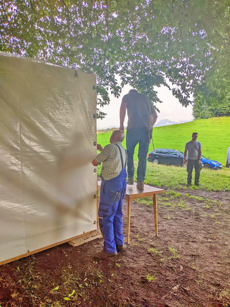 Waldfest Aufbau Atzing 2022 (3)