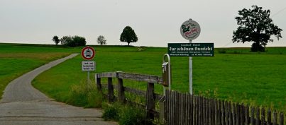 Beginn des Wanderweges der Sinne