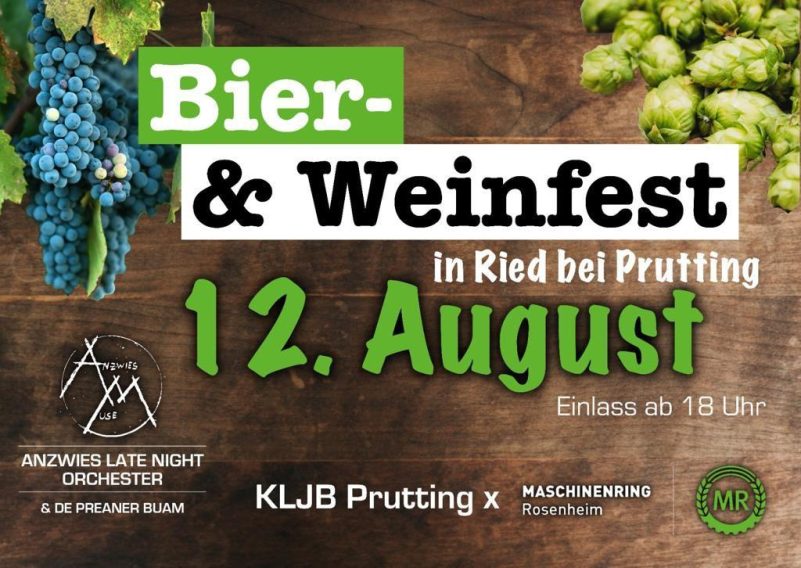 Flyer Bier- & Weinfest_KLJB_12.08.22