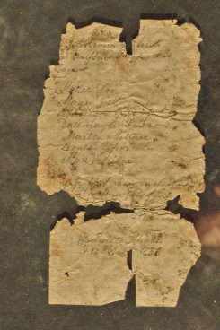 Fundstück Wendelsteinhöhle 1886 (Peter Hofmann) -