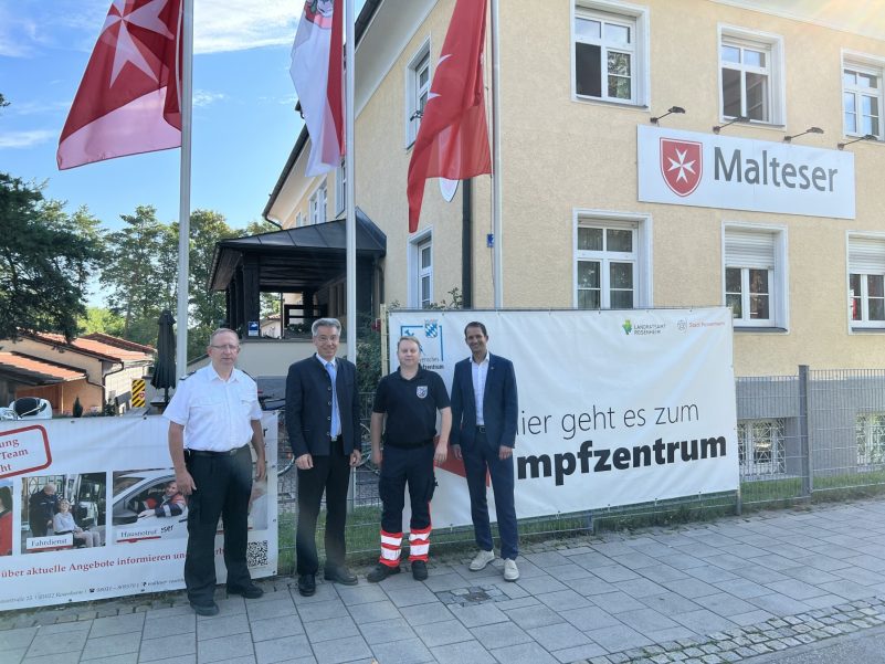 Gemeinsamer Besuch Impfzentrum rosenheim