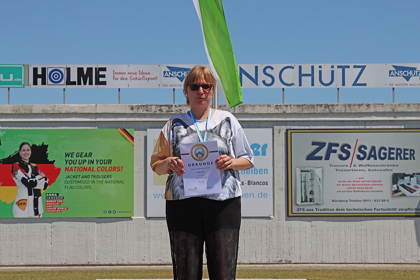 BM Berit Giera 1. Platz Luftgewehr Körperbehindert Samerberger