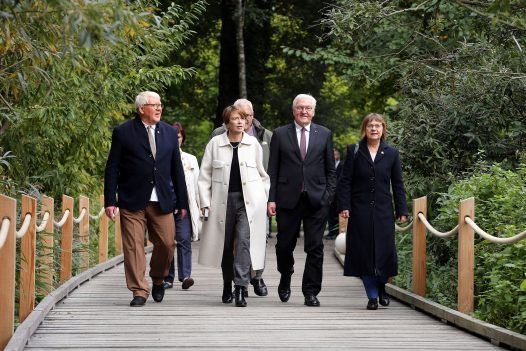 Gruppenbild im Feuchtbiotop