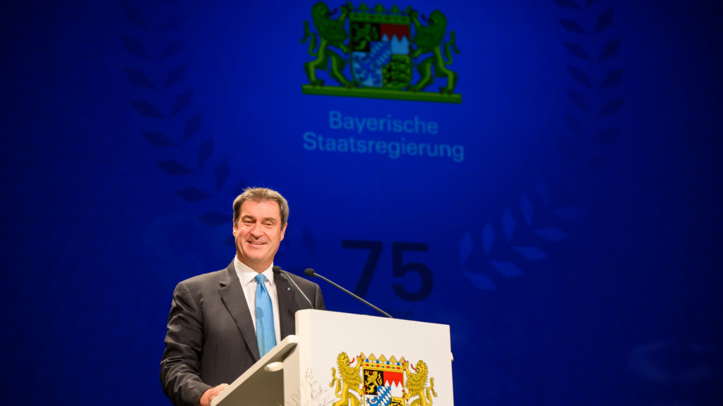 Bayerns Ministerpraesident Dr. Markus Soeder 75 Jahre Bayerische