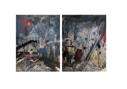 Jakob Steiger_Goya_Diptychon_2x120x100 cm_Fotoprint Acryl auf Holz mit Fräsungen_2022_Foto Jakob Steiger