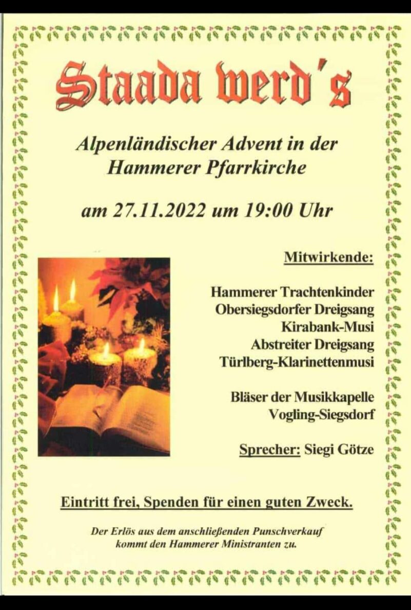 Hammerer Advent_Plakat