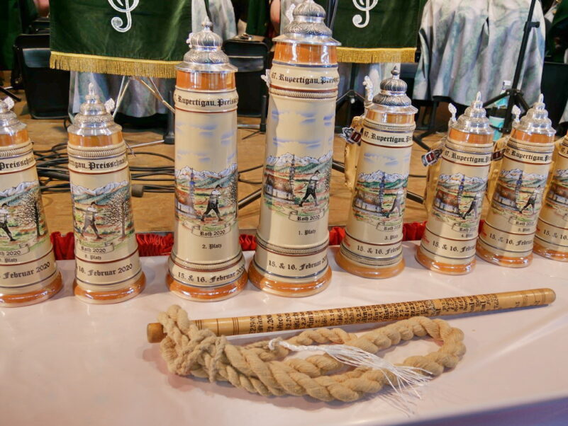 Krüge und Wandergoaßl