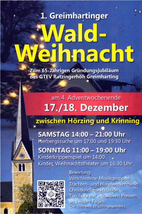 1Plakat neu Waldweihnacht