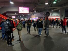 mit Fanclub "13 Hoeslwanger" in der Arena