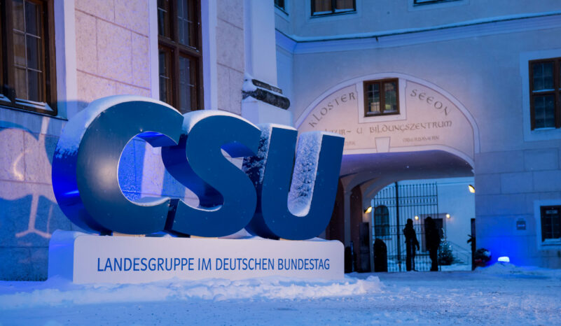Klausurtagung der CSU Landesgruppe im Deutschen Bundestag im Kloster Seeon