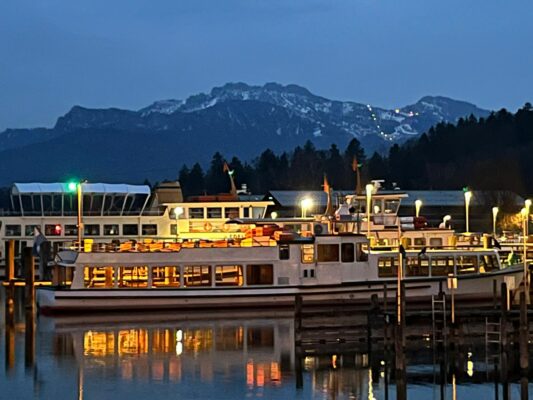 Abendstimmumg am Hafen in Prien2