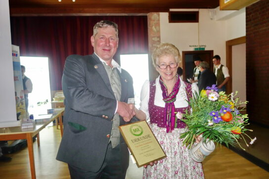 1Ehrung Maria Niederthanner - Franz Blinninger