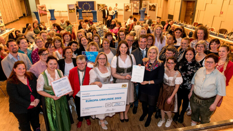 Europa-Urkunde für Kindergarten Sonthofen – Samerberger Nachrichten