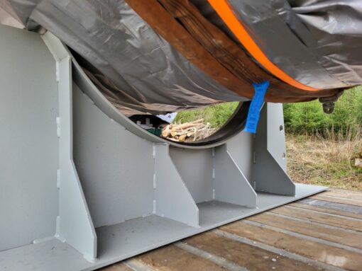 Fischbauchklappe Auflieger