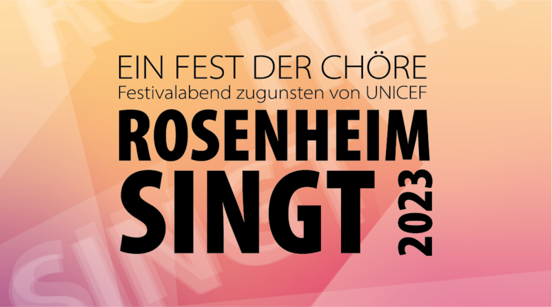 Rosenheim singt Plakat