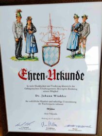 kl-Ehrung Dr. Hans Winkler