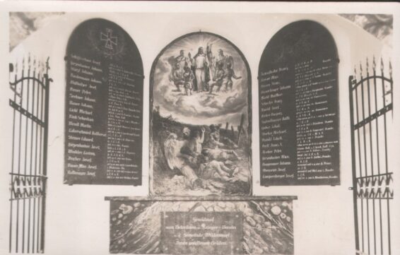 wiwa Kriegerdenkmal 1935 Innenraum