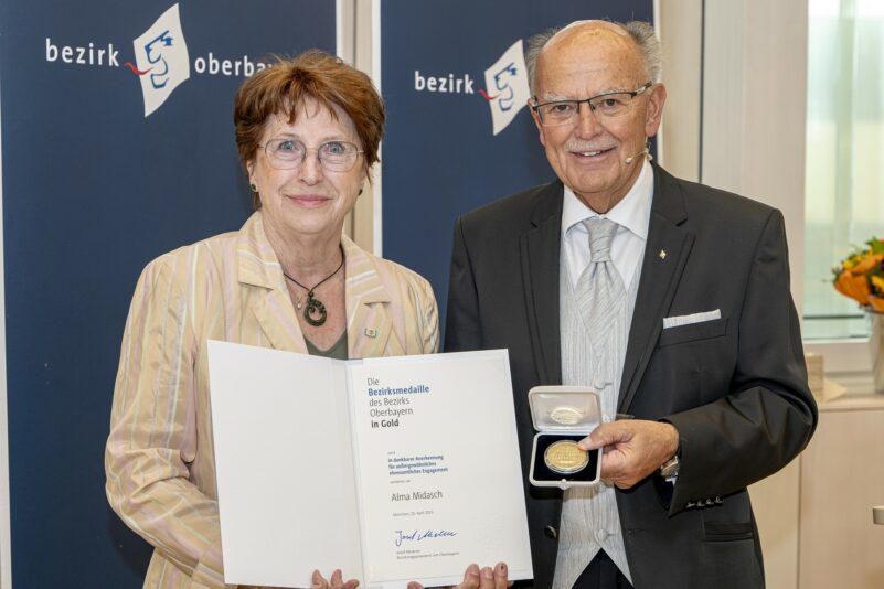 Verleihung der Bezirksmedaille am 25.07.2023