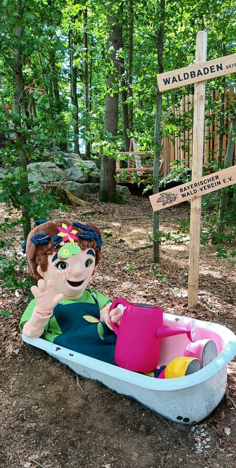 FreYli beim Waldbaden Freyung 2023 gGmbH