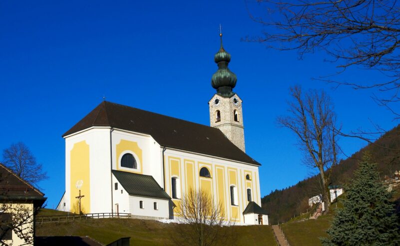 Ruhpolding - 09-11 -St. Georg Kirche -außen