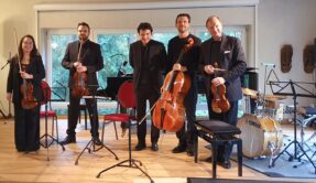 Hartmann Kleines Konzert_v.l.n.r. Wolf, Young Kim, Larrucea, Mustea, Graf,