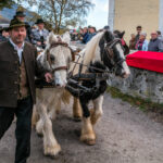 Traditioneller Leonhardiritt in Nußdorf
