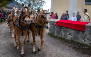 Traditioneller Leonhardiritt in Nußdorf