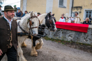 Traditioneller Leonhardiritt in Nußdorf