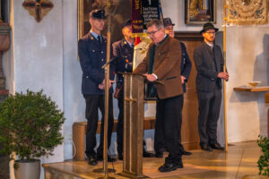 Bürgermeister Georg Huber beim Gottesdienst