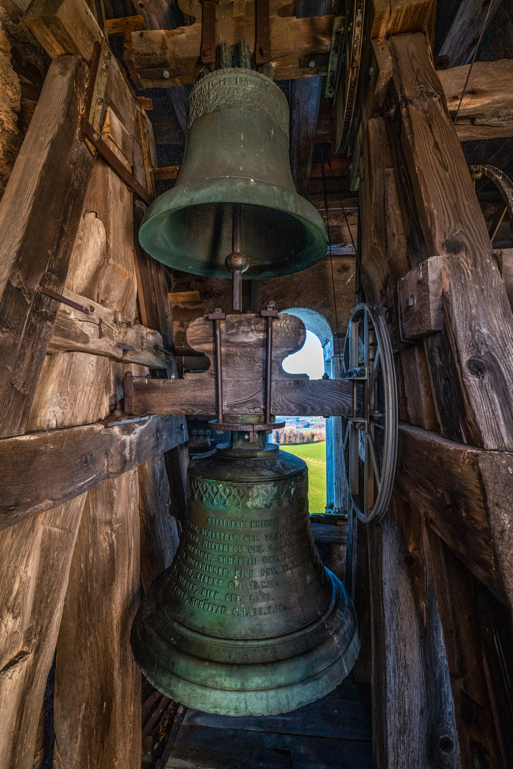 Die Glocken der Dorfkirche St. Peter in Steinkirchen Samerberger
