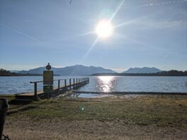 Zwischen den Jahren am Chiemsee-Uferweg
